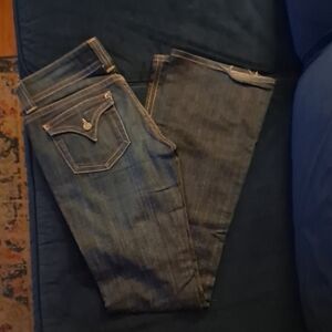 Hudson Jeans Dark Blue Flare & Wide Leg